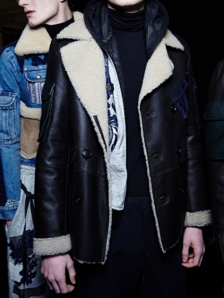 James Long AW15, backstage (Sam Wilson, courtesy of British Fashion Council) James Long AW15, backstage (Sam Wilson, courtesy of British Fashion Council)