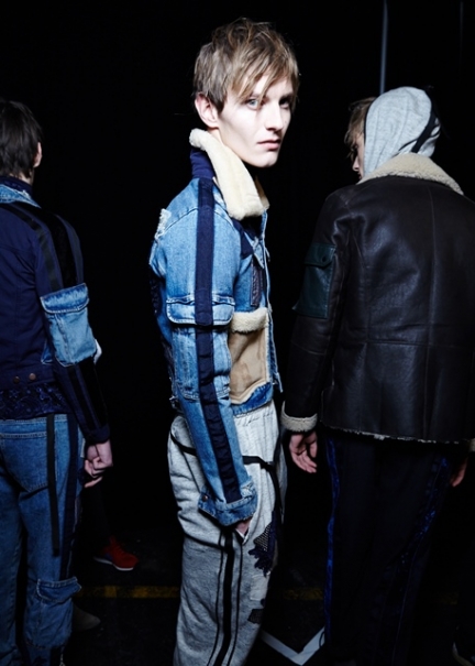 James Long AW15, backstage (Sam Wilson, courtesy of British Fashion Council) James Long AW15, backstage (Sam Wilson, courtesy of British Fashion Council)