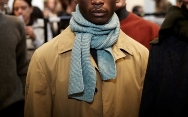 Margaret Howell AW15, backstage (Shaun James Cox, courtesy of British Fashion Council) Margaret Howell AW15, backstage (Shaun James Cox, courtesy of British Fashion Council)