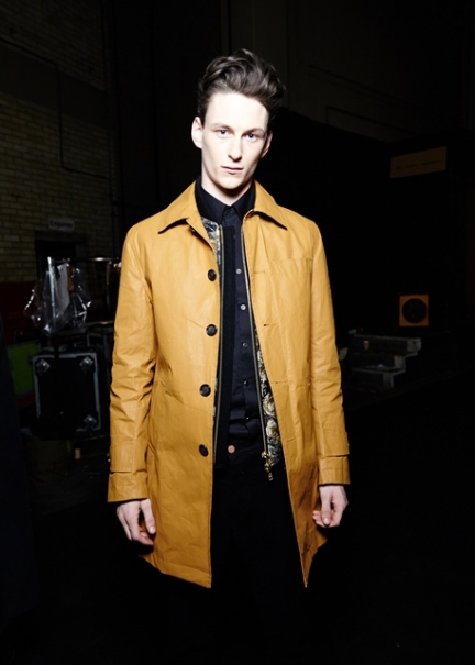 Oliver Spencer AW15, backstage (Sam Wilson, courtesy of British Fashion Council) Oliver Spencer AW15, backstage (Sam Wilson, courtesy of British Fashion Council)