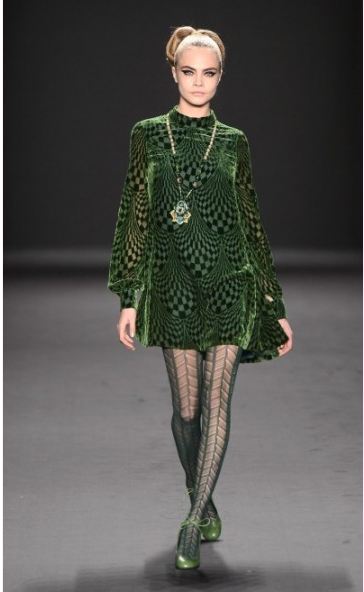 ANNA SUI: MERCEDES-BENZ FASHION WEEK FALL 2013 COLLECTIONS