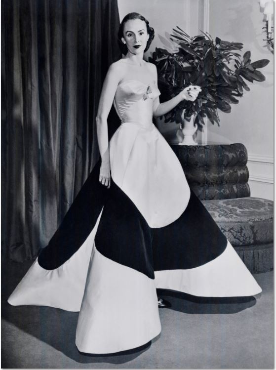 5. Austine Hearst in Charles James Clover Leaf Gown, ca. 1953  Courtesy of The Metropolitan Museum of Art, Photographer Unknown,  © Bettmann/CORBIS