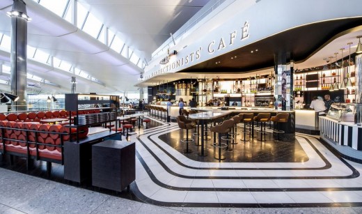 Heston Blumenthal’s The Perfectionists’ Cafe designed by AfroditiKrassa Opens at Heathrow