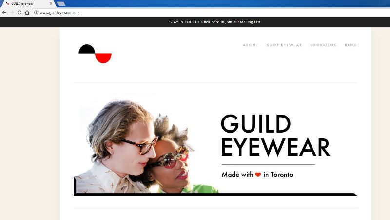 Design Coolness: GUILD Eyewear