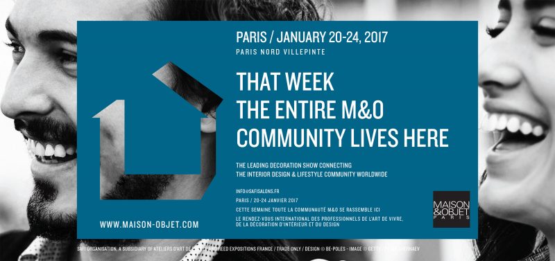 Upcoming Event: Maison & Objet Paris 2017